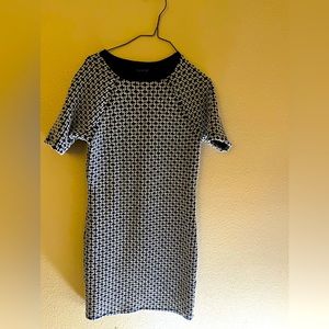 Topshop geometric printed sheath dress